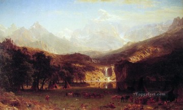  Rocosas Lienzo - Las Montañas Rocosas Albert Bierstadt